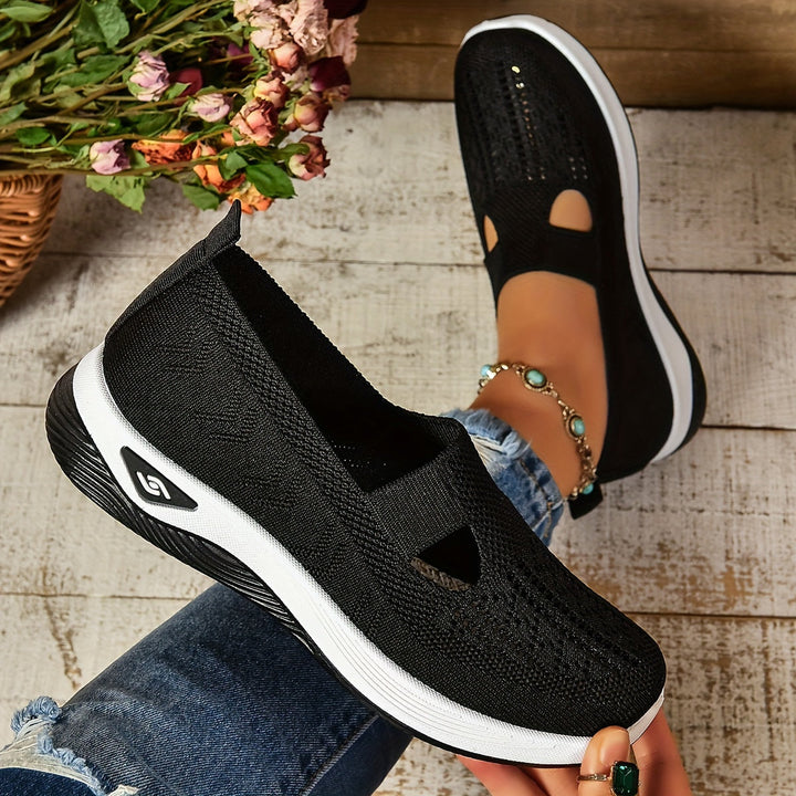 Comfortable Knit Slip On Shoes
