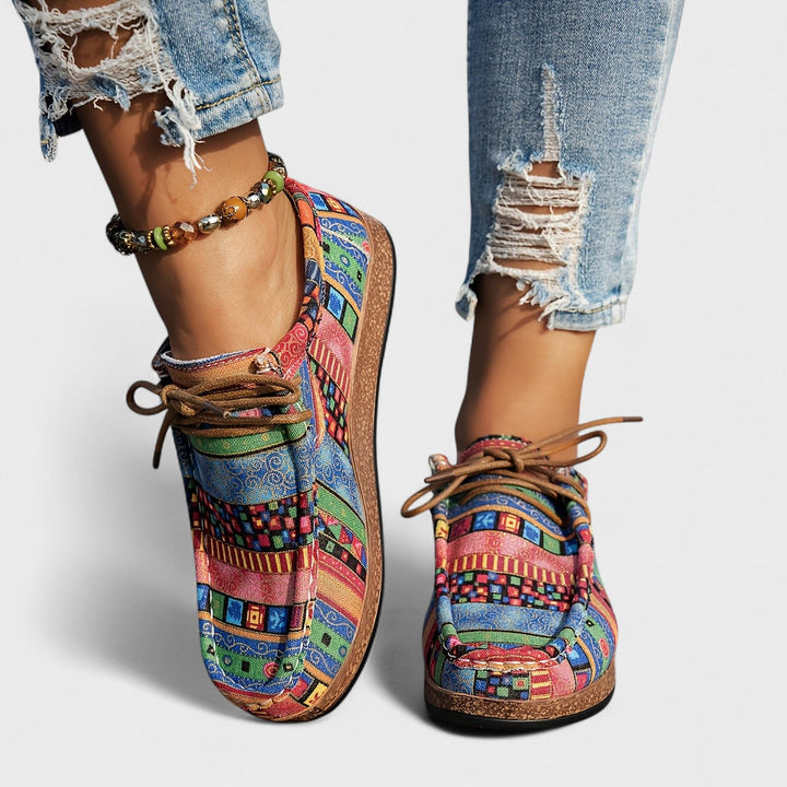 Comfortable Boho Lace Up Shoes