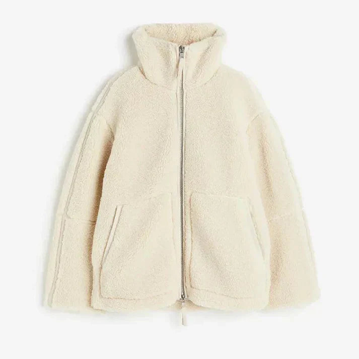 Isla | Cosy Zip-Up Teddy Fleece Jacket