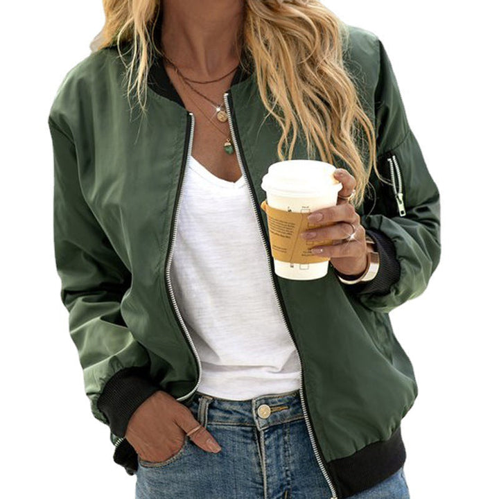 Harper | Classic Zip-Up Bomber Jacket