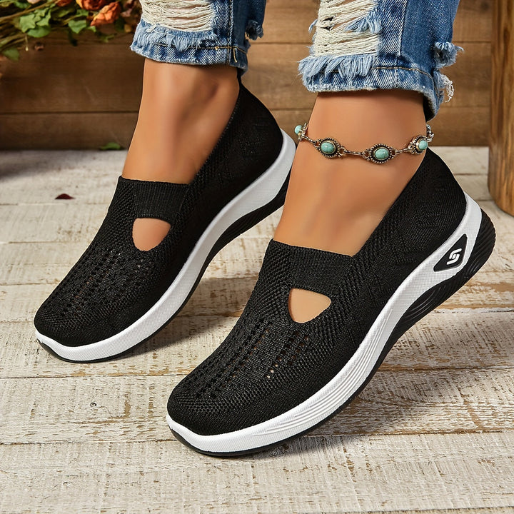 Comfortable Knit Slip On Shoes