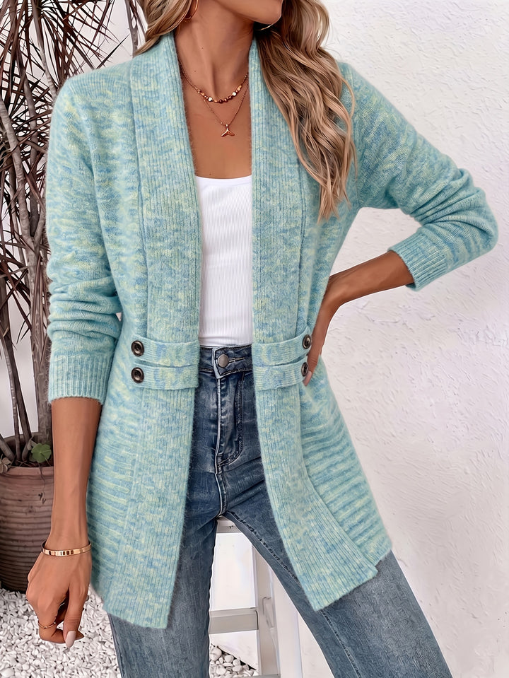 Womens Longline Knit Cardigan