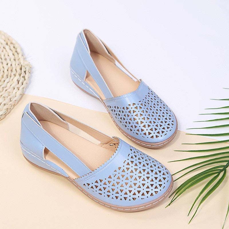 Women's Orthopedic Flats with Cut-Out Design