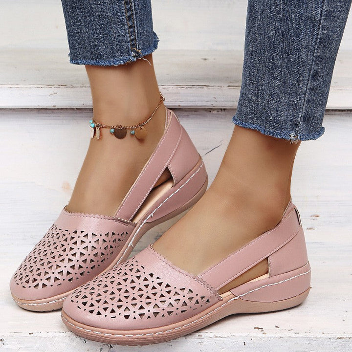 Women's Orthopedic Flats with Cut-Out Design