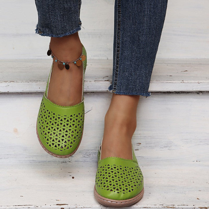 Women's Orthopedic Flats with Cut-Out Design