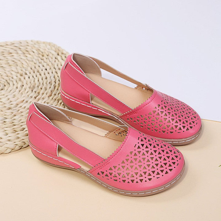 Women's Orthopedic Flats with Cut-Out Design