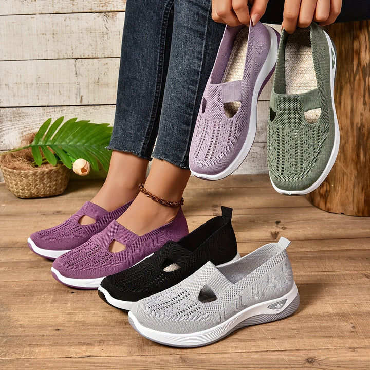 Comfortable Knit Slip On Shoes