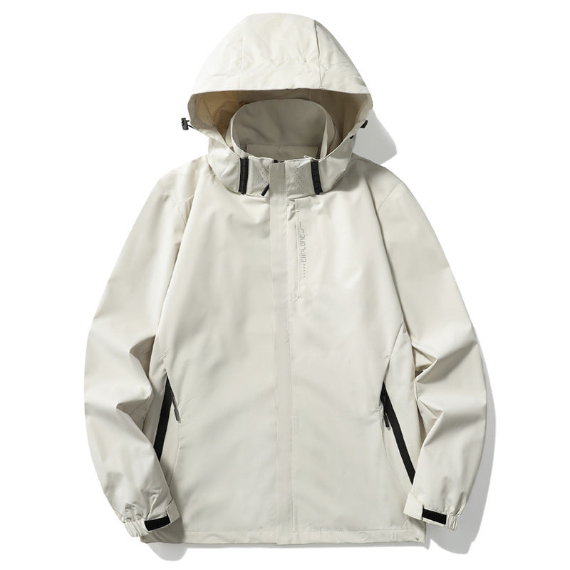 Waterproof Polyester Shell Jacket in Tactical Fit