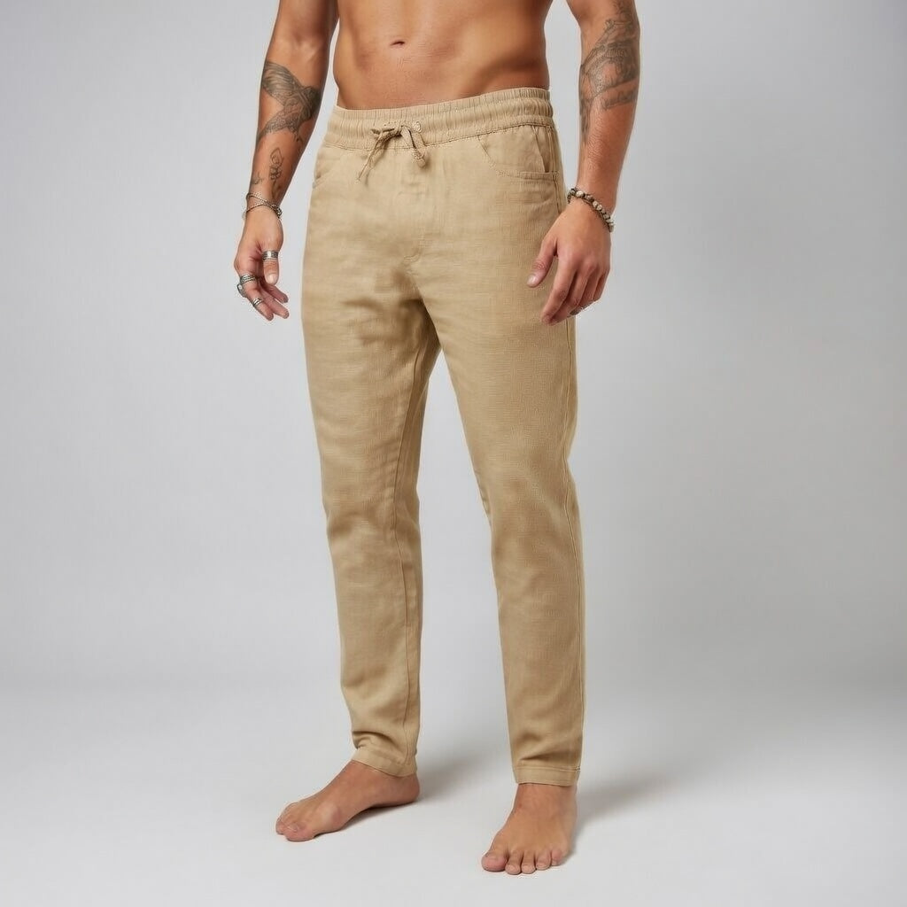 Dominik - Lightweight Linen Beach Pants