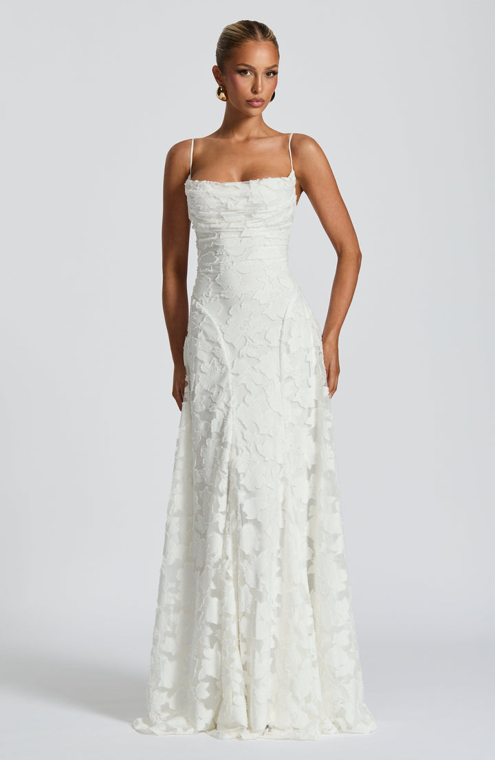 Vivienne | Elegant Floral Lace Maxi Dress