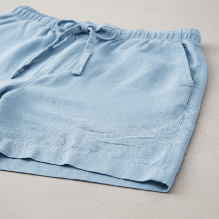 Men's Casual Beach Linen Shorts