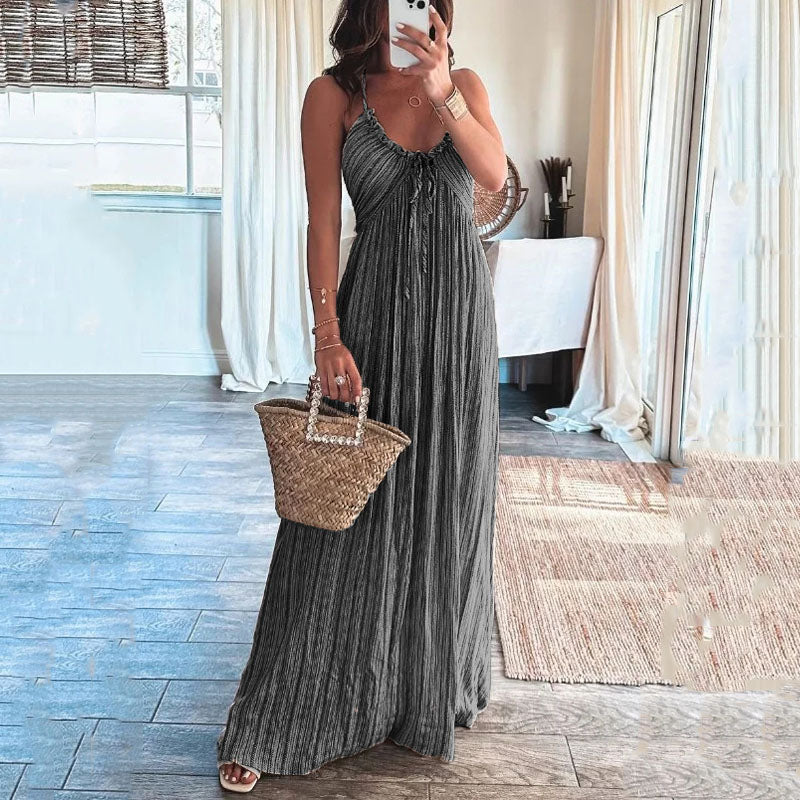Isabella | Flowing Gathered Occasion Maxi Dress