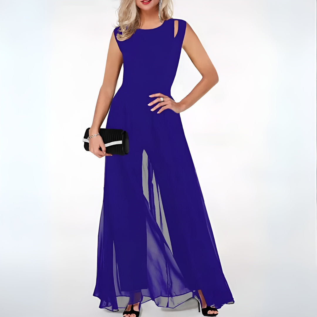Victoria | Formal Sleeveless Evening Jumpsuit