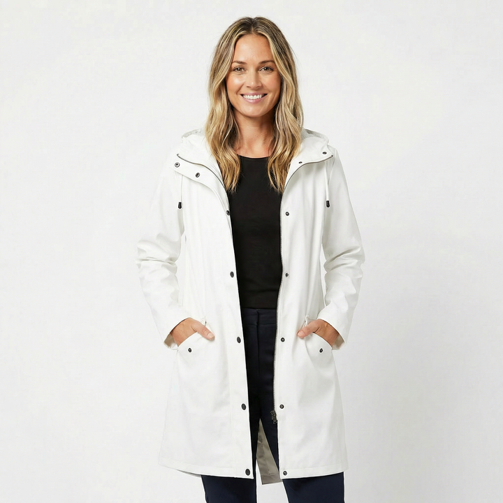 Waterproof Hooded Raincoat for Women