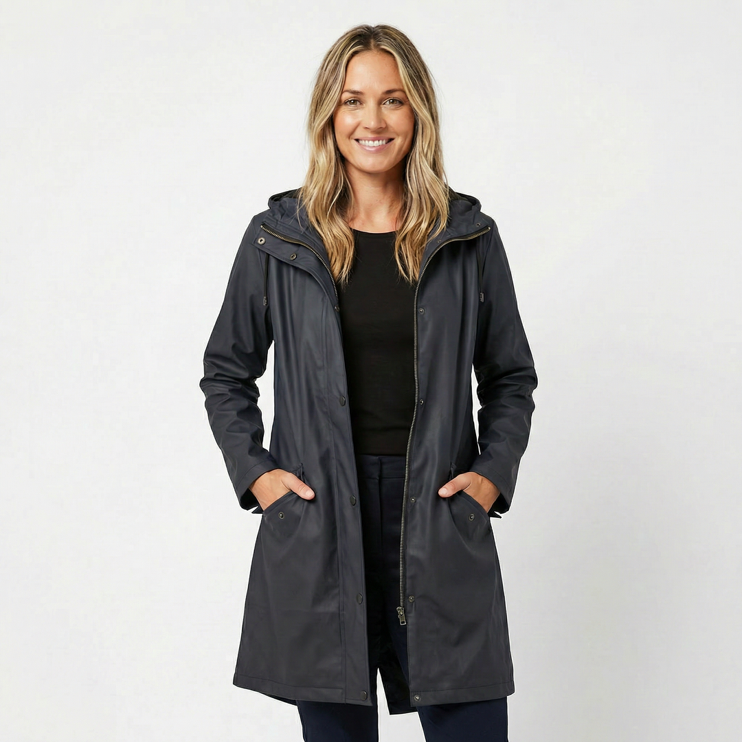 Waterproof Hooded Raincoat for Women