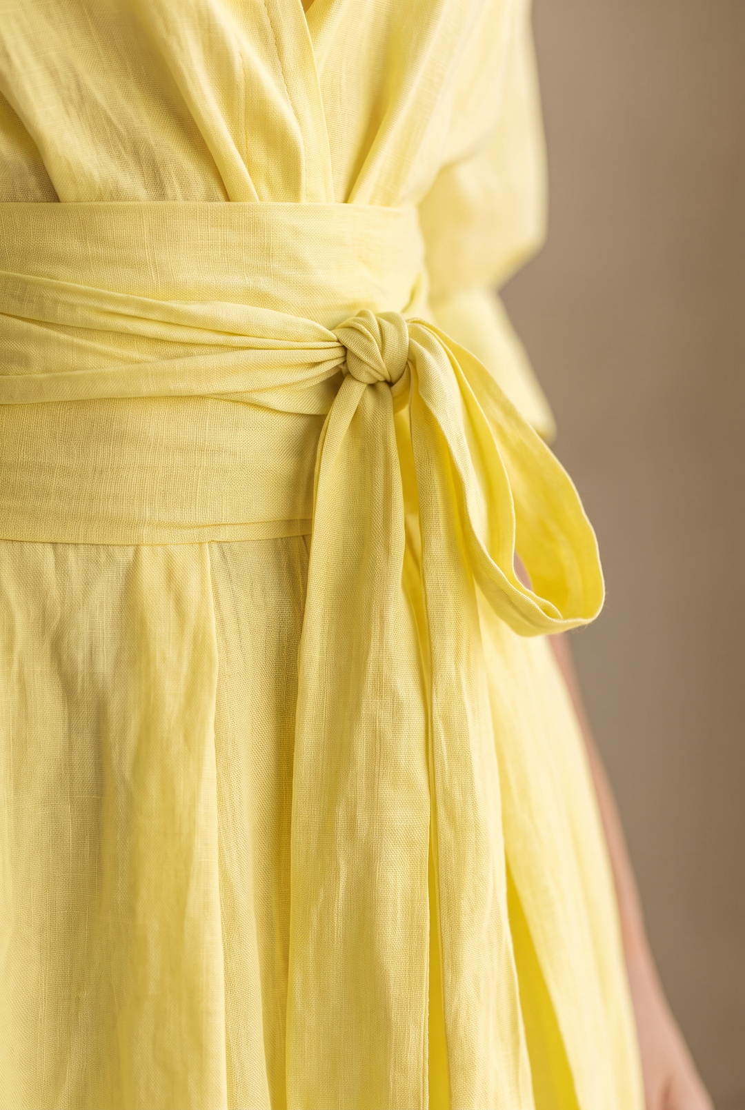 Women's Sheer Sash-Tie Maxi Dress