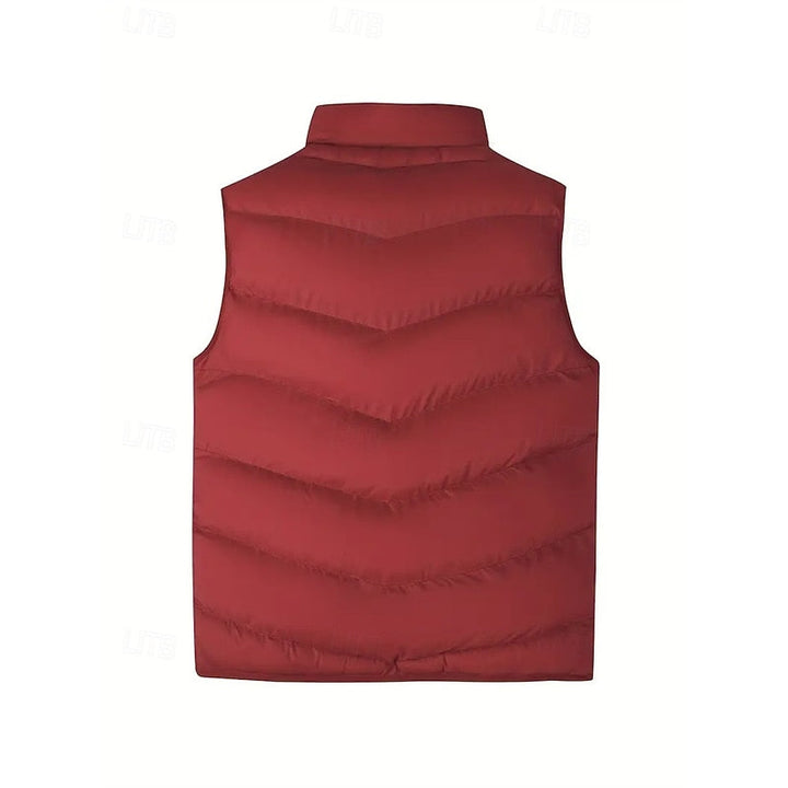 Men's Quilted Padded Gilet with Zip Pockets