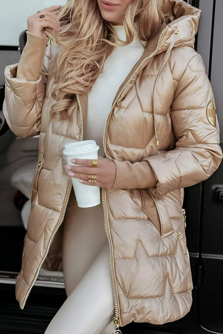 Sophia | Quilted Hooded Puffer Jacket