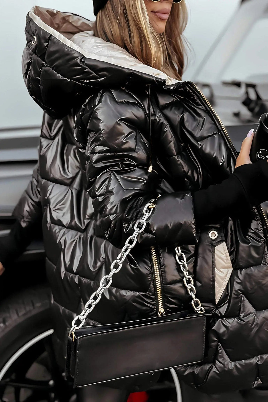 Sophia | Quilted Hooded Puffer Jacket