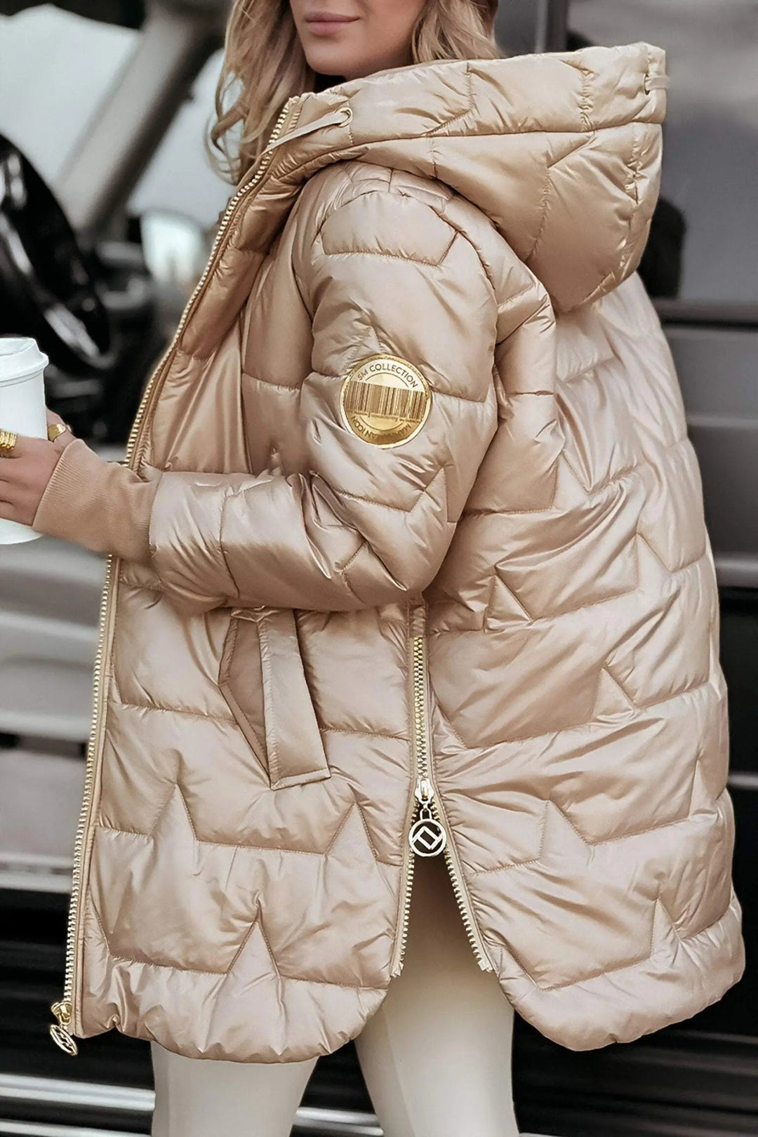 Sophia | Quilted Hooded Puffer Jacket