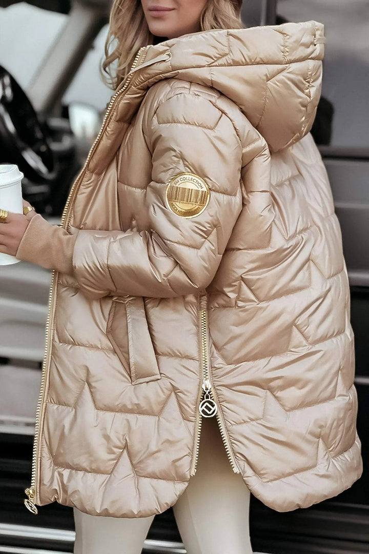 Sophia | Quilted Hooded Puffer Jacket