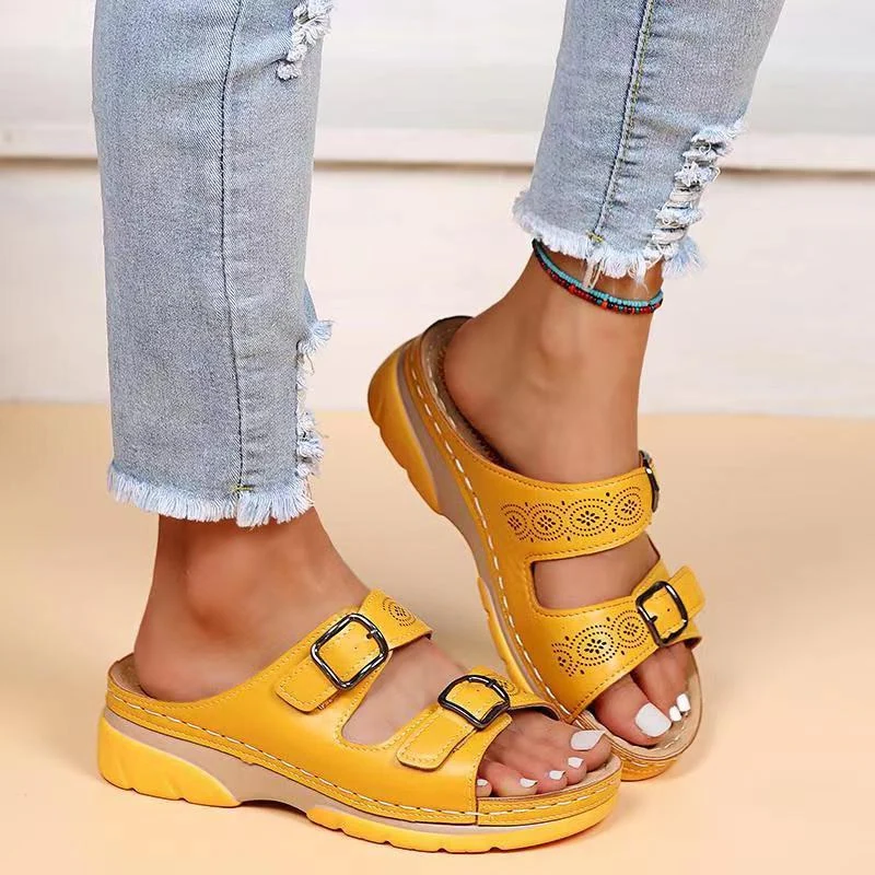 Grace | Orthopedic Double Buckle Walking Sandals