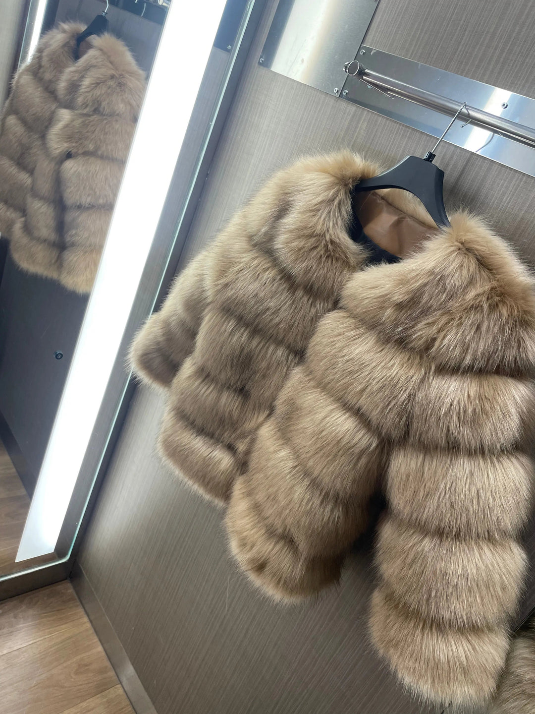 Selene | Luxe Faux Fur Cropped Jacket