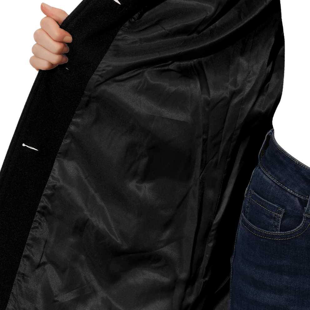 Women's Tailored A-Line Coat with Button Placket