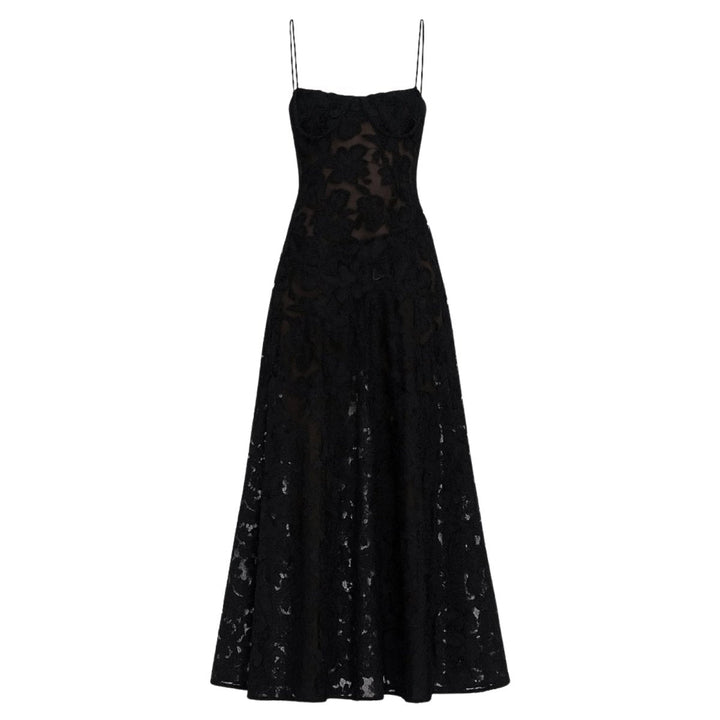 Strappy Floral Occasion Maxi Dress