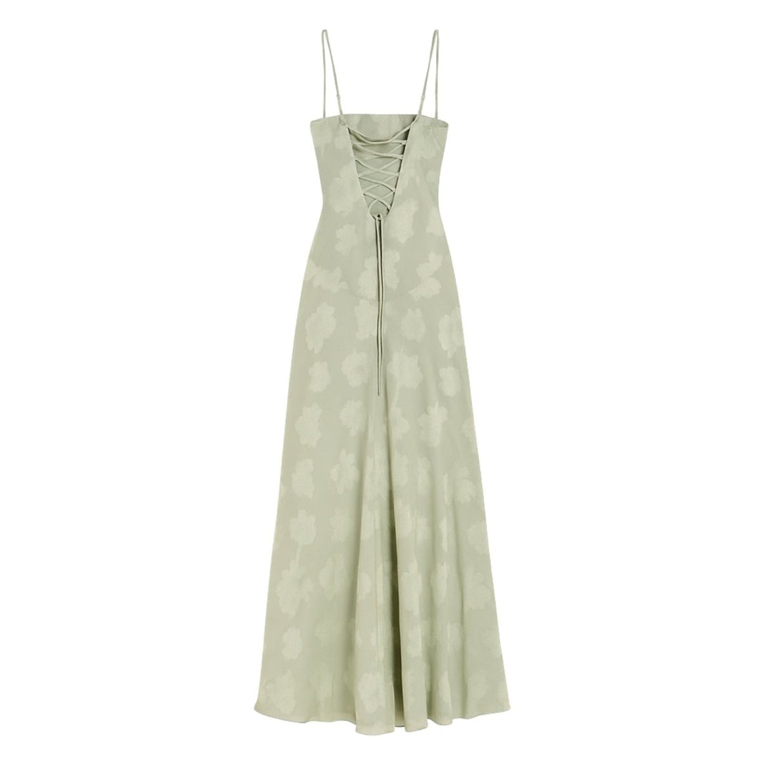 Strappy Floral Occasion Maxi Dress