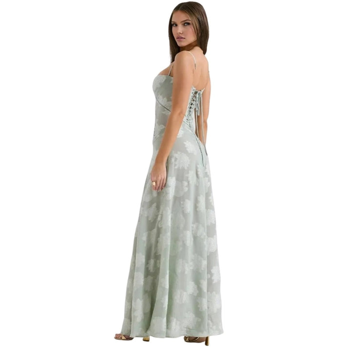 Strappy Floral Occasion Maxi Dress