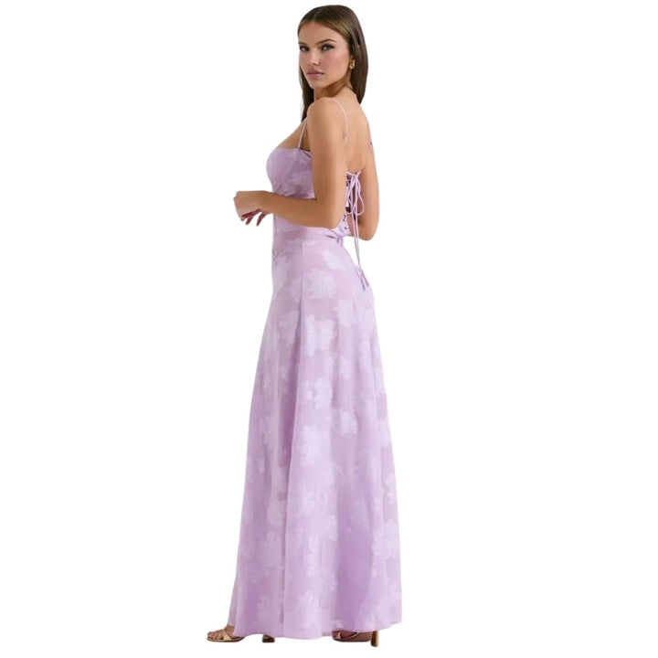 Strappy Floral Occasion Maxi Dress