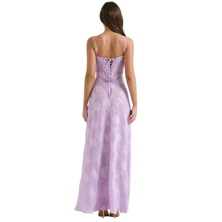Strappy Floral Occasion Maxi Dress