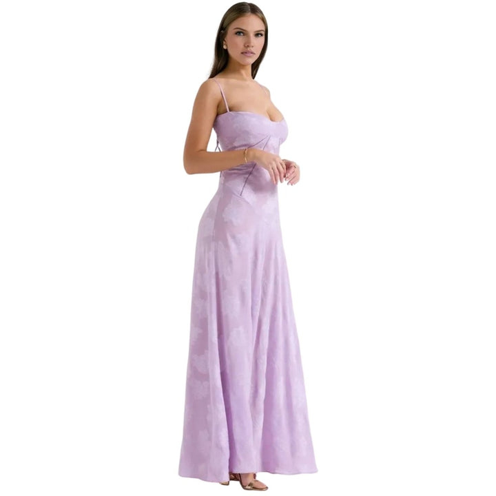 Strappy Floral Occasion Maxi Dress