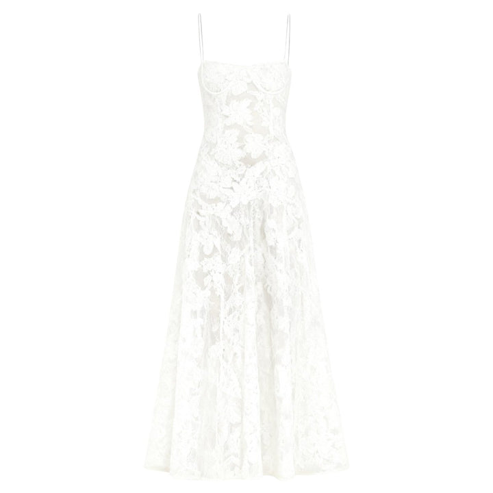 Strappy Floral Occasion Maxi Dress