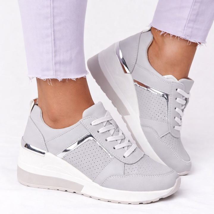 Olivia | Platform Wedge Comfort Sneakers