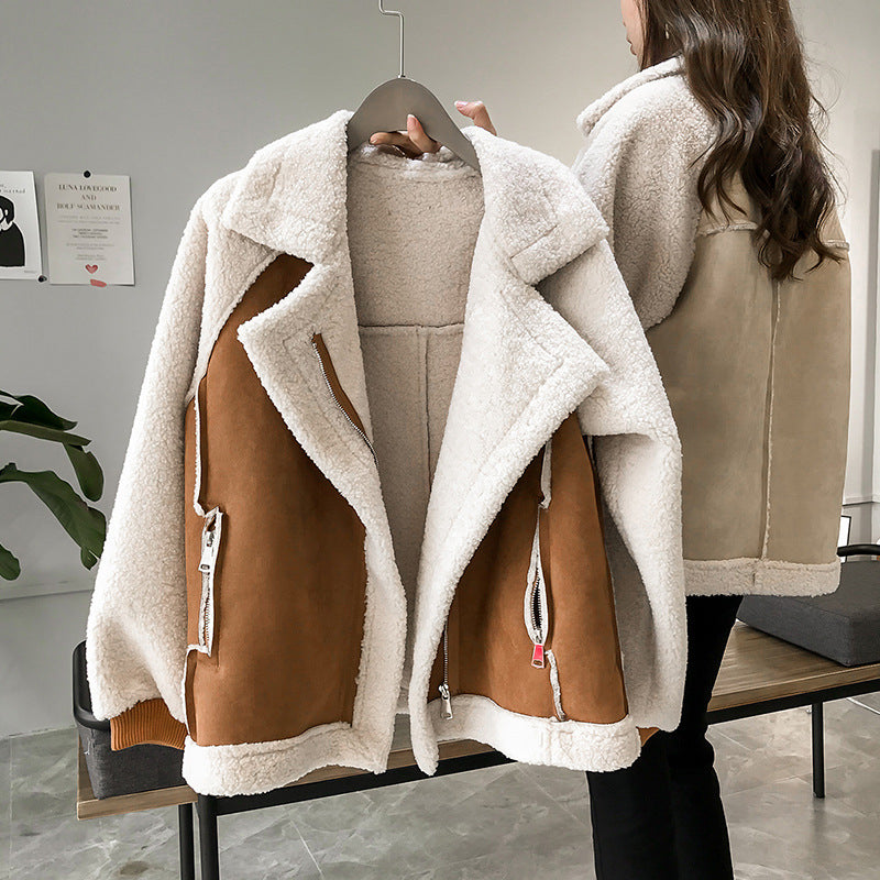 Womens Sherpa Aviator Jacket