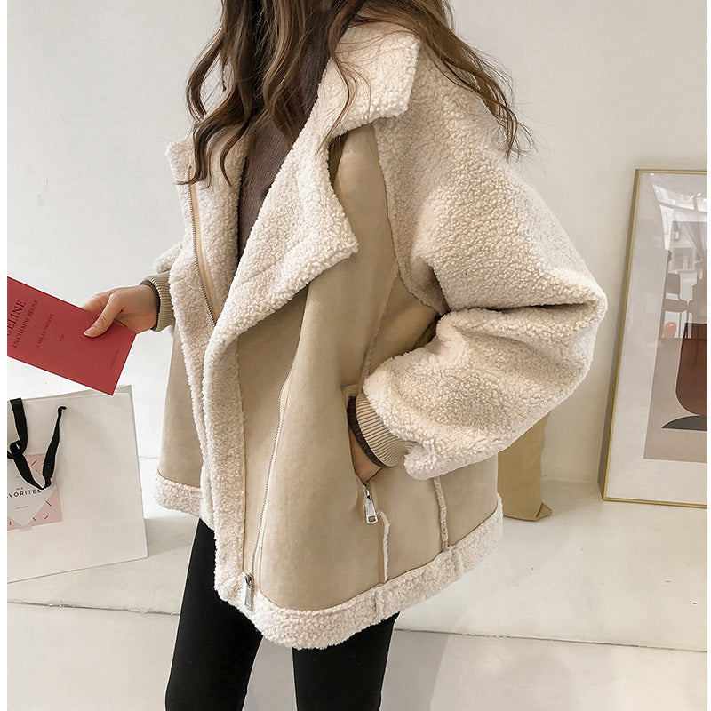Womens Sherpa Aviator Jacket