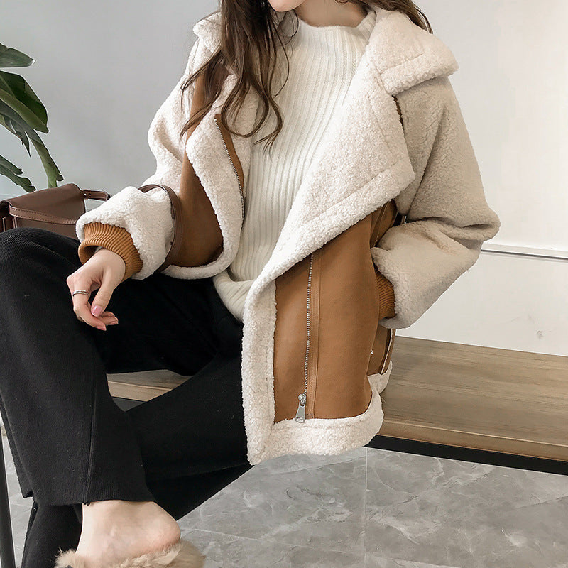 Womens Sherpa Aviator Jacket