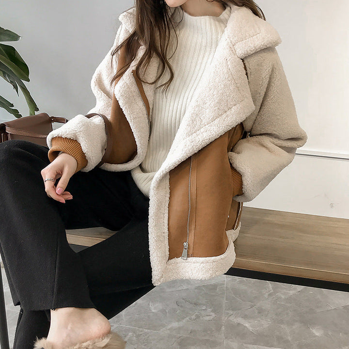 Womens Sherpa Aviator Jacket