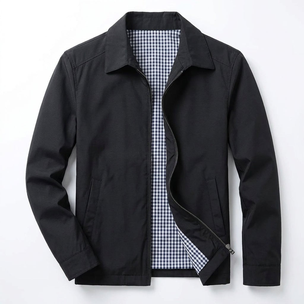 Casual Zip Front Jacket