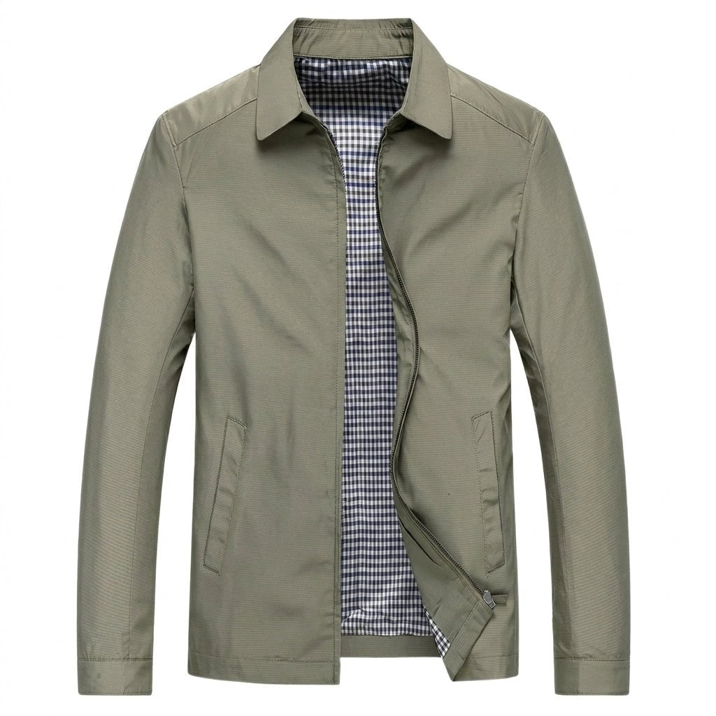 Casual Zip Front Jacket