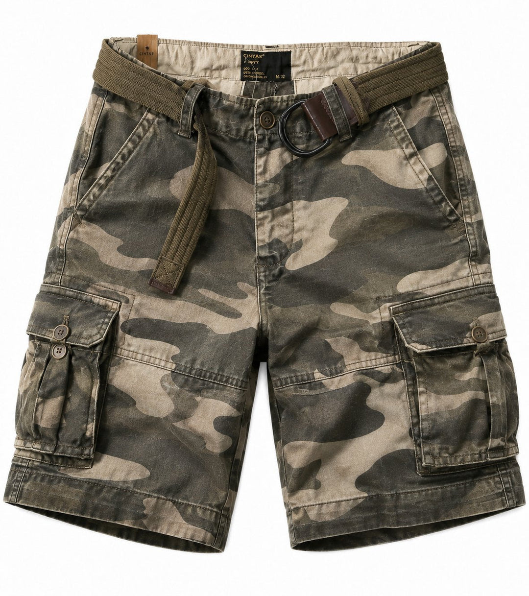 Mens Camo Cargo Shorts