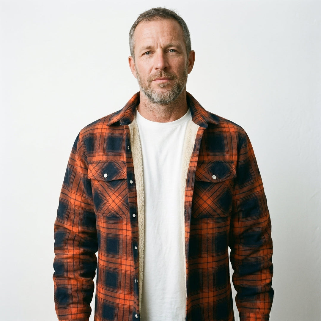 Sherpa Lined Check Shirt Jacket