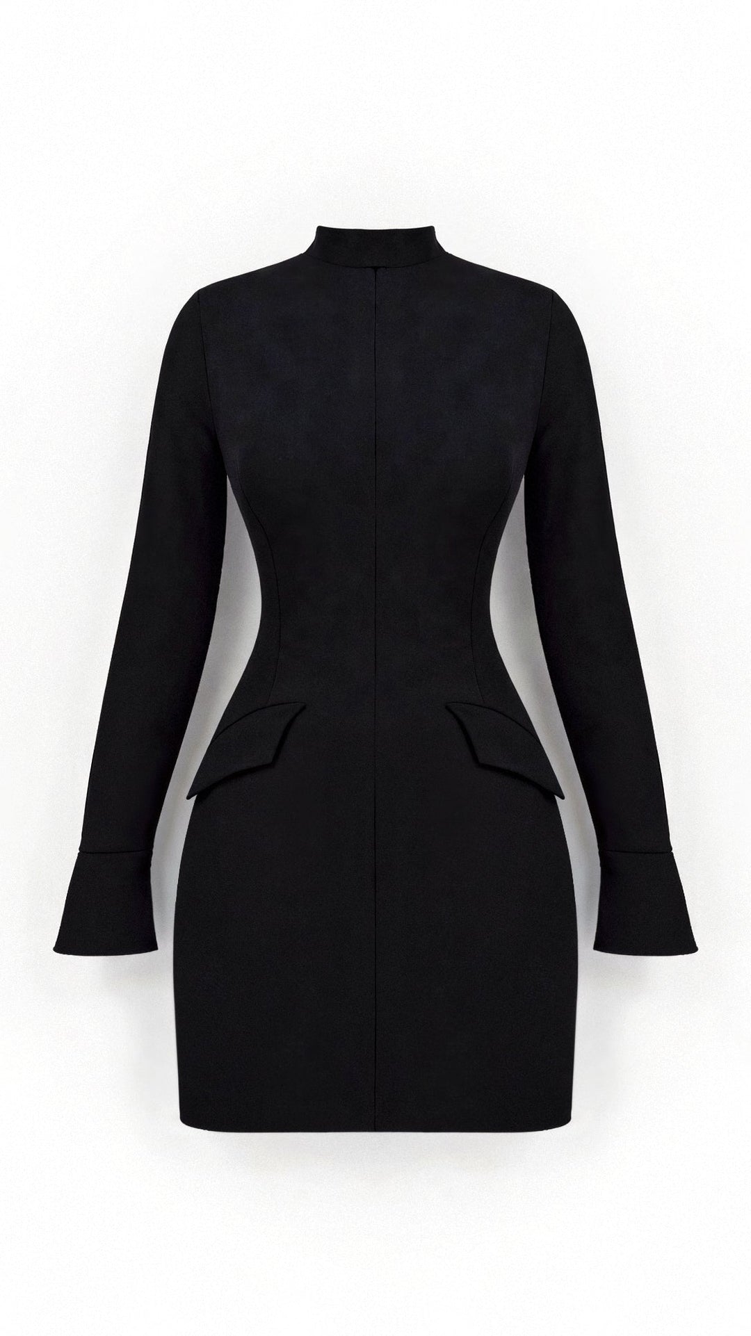 Anaya | Elegant High Neck Mini Dress