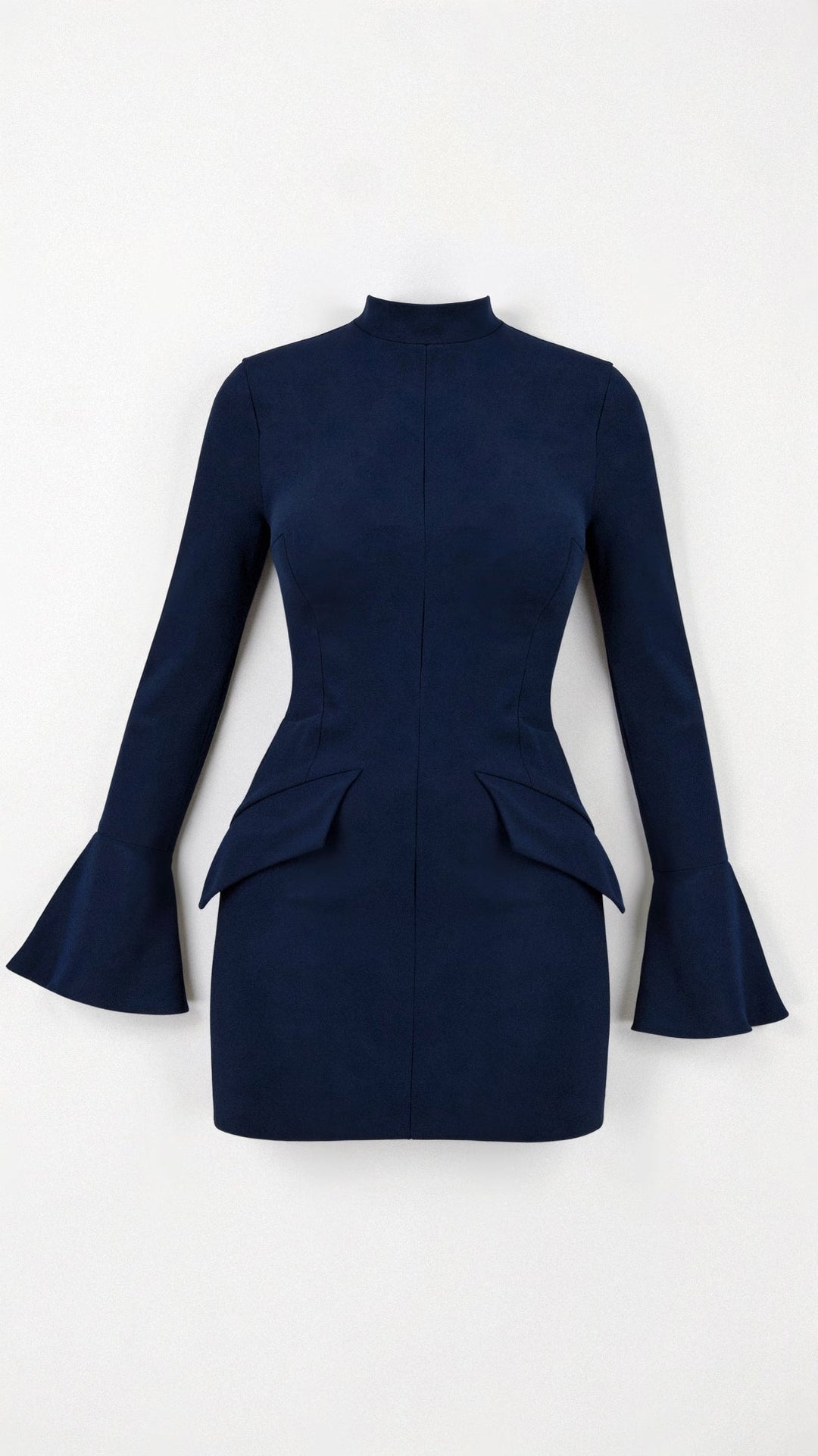 Anaya | Elegant High Neck Mini Dress