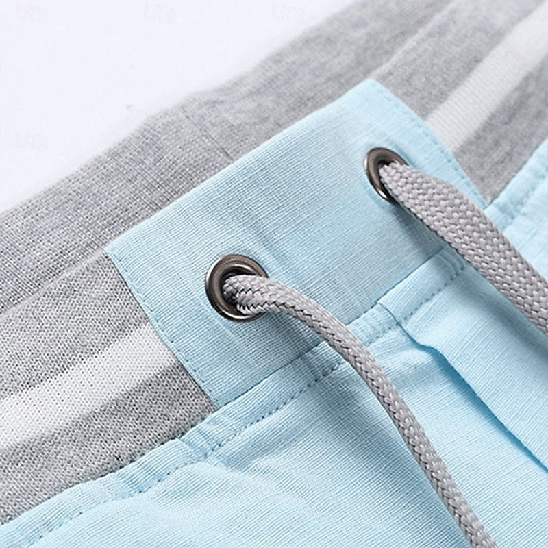 Men's Linen Straight-Leg Pants with Drawstring Waist