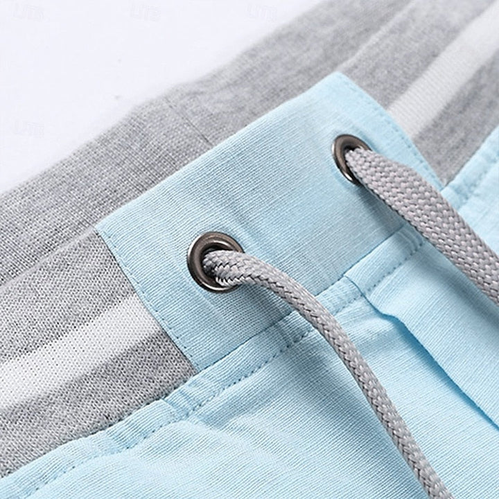 Men's Linen Straight-Leg Pants with Drawstring Waist