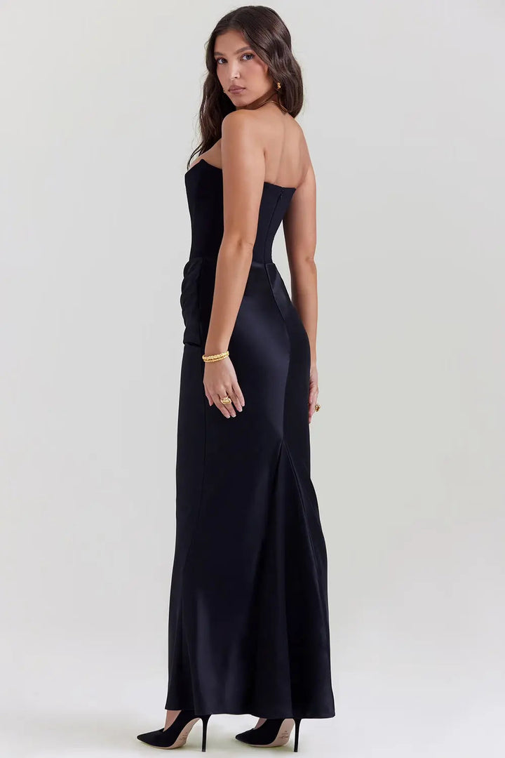 Celina | Formal Ruched Occasion Maxi Dress