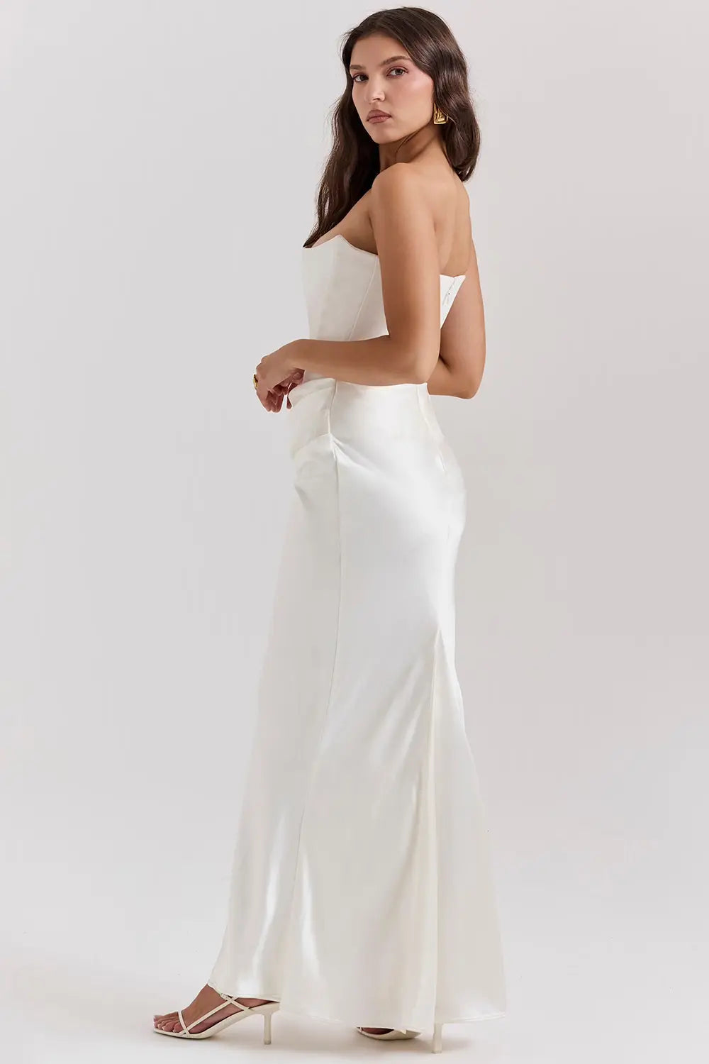 Celina | Formal Ruched Occasion Maxi Dress